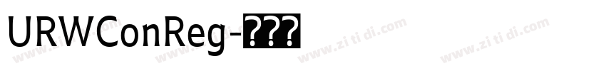 URWConReg字体转换