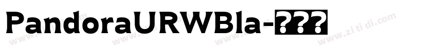 PandoraURWBla字体转换