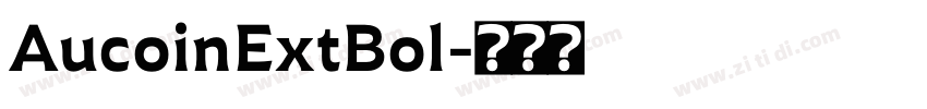 AucoinExtBol字体转换