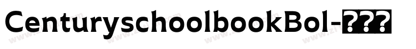 CenturyschoolbookBol字体转换