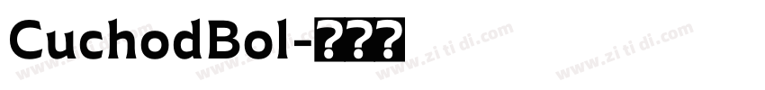 CuchodBol字体转换