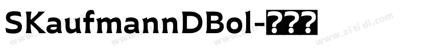 SKaufmannDBol字体转换