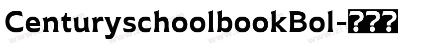 CenturyschoolbookBol字体转换