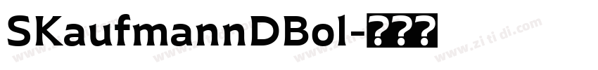 SKaufmannDBol字体转换