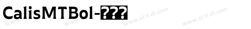 CalisMTBol字体转换