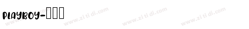 playboy字体转换