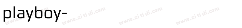 playboy字体转换