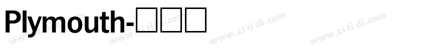 Plymouth字体转换