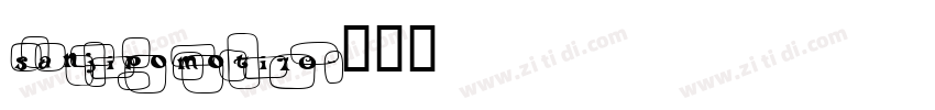 SanJiPoMoTi10字体转换