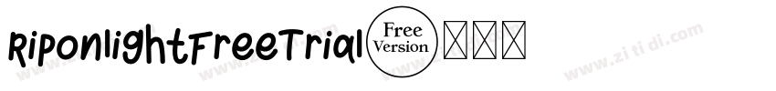 RiponlightFreeTrial字体转换