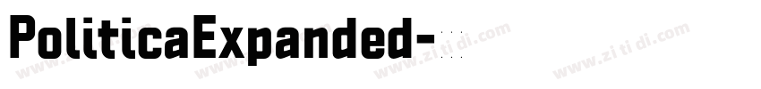 PoliticaExpanded字体转换