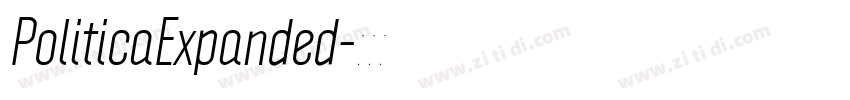 PoliticaExpanded字体转换