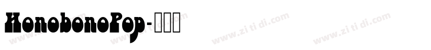HonobonoPop字体转换