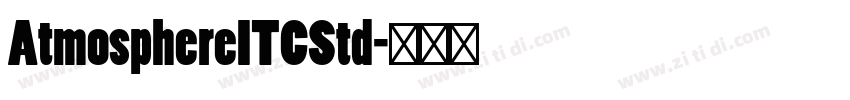 AtmosphereITCStd字体转换