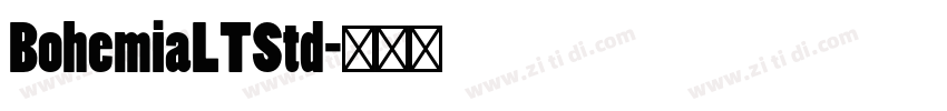 BohemiaLTStd字体转换