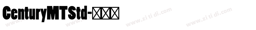 CenturyMTStd字体转换