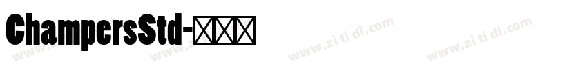 ChampersStd字体转换