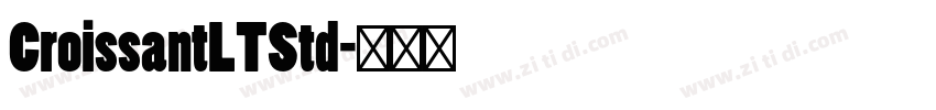 CroissantLTStd字体转换