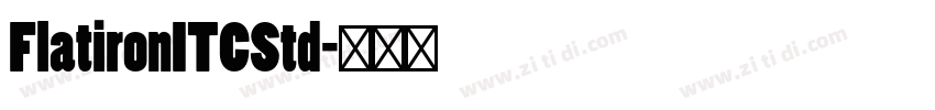 FlatironITCStd字体转换
