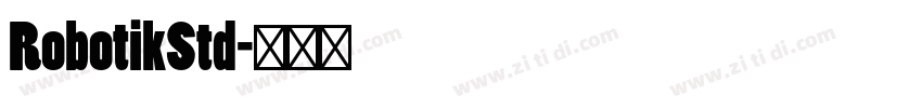 RobotikStd字体转换