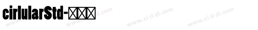 cirlularStd字体转换