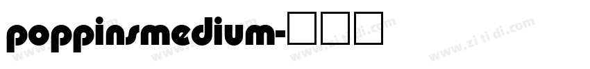 poppinsmedium字体转换