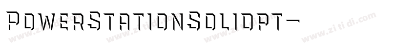 PowerStationSolidpt字体转换 PowerStationSolidpt字体转换