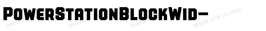 PowerStationBlockWid字体转换