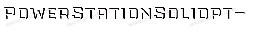 PowerStationSolidpt字体转换 PowerStationSolidpt字体转换