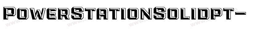 PowerStationSolidpt字体转换 PowerStationSolidpt字体转换