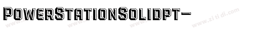 PowerStationSolidpt字体转换 PowerStationSolidpt字体转换