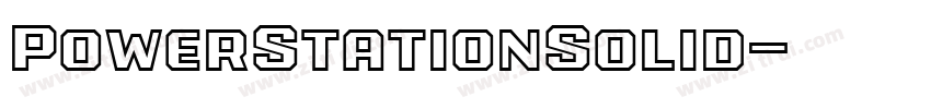 PowerStationSolid字体转换 PowerStationSolid字体转换