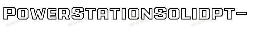 PowerStationSolidpt字体转换 PowerStationSolidpt字体转换