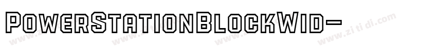 PowerStationBlockWid字体转换