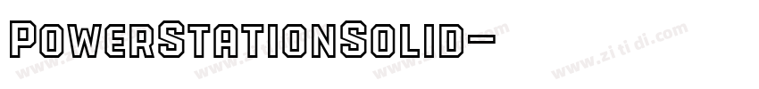 PowerStationSolid字体转换 PowerStationSolid字体转换