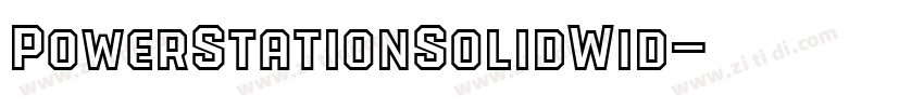 PowerStationSolidWid字体转换