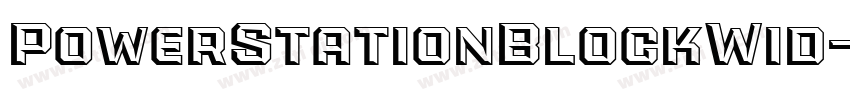 PowerStationBlockWid字体转换
