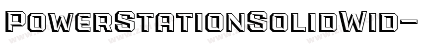 PowerStationSolidWid字体转换