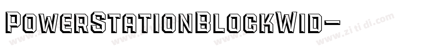 PowerStationBlockWid字体转换