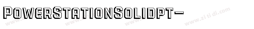 PowerStationSolidpt字体转换 PowerStationSolidpt字体转换