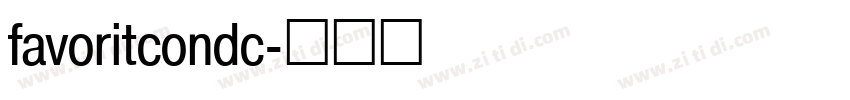 favoritcondc字体转换