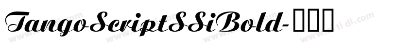 TangoScriptSSiBold字体转换