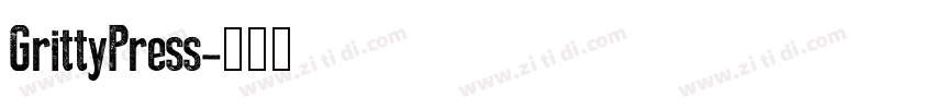 GrittyPress字体转换