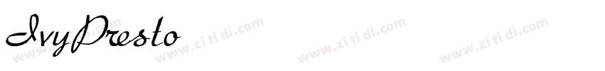 IvyPresto字体转换