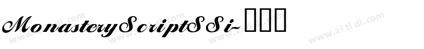 MonasteryScriptSSi字体转换