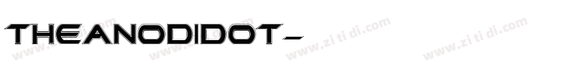 theanodidot字体转换