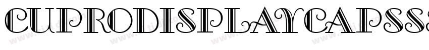 CuproDisplayCapsSSi字体转换