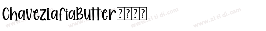 ChavezlafiaButter字体转换