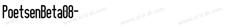 PoetsenBeta08字体转换