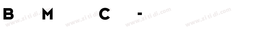 BonnMediumCaps字体转换